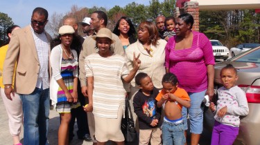 This is a shot of a few members outside of the Affordable Hotel, located in Decatur Ga. Sunday (c) 3/5/14  D. Garvin